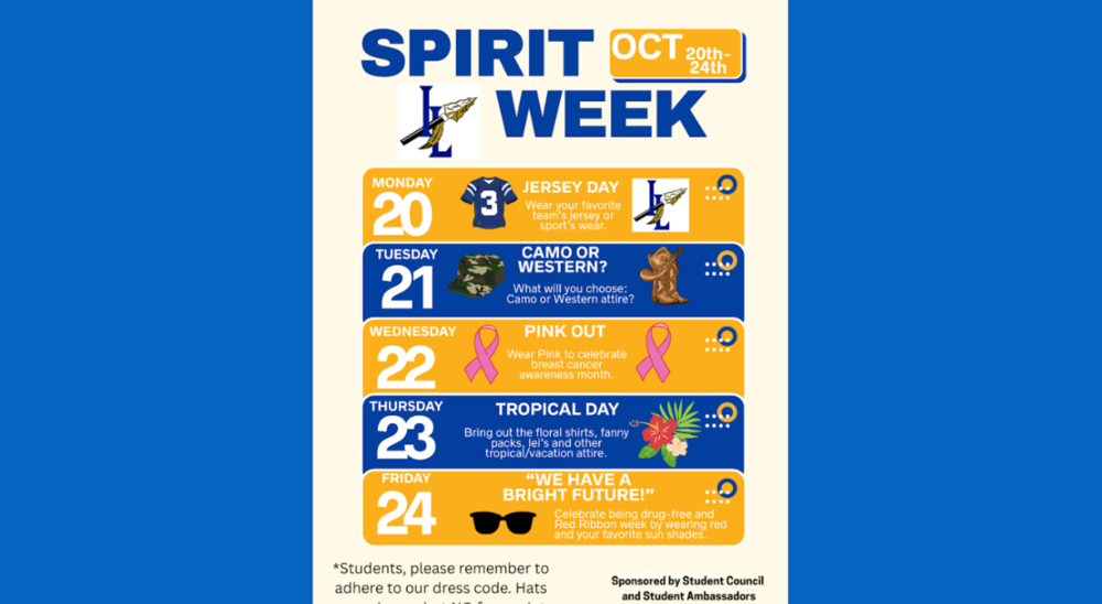 image of spirit week flyer