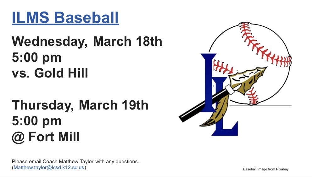 image of IL logo and clipart baseball