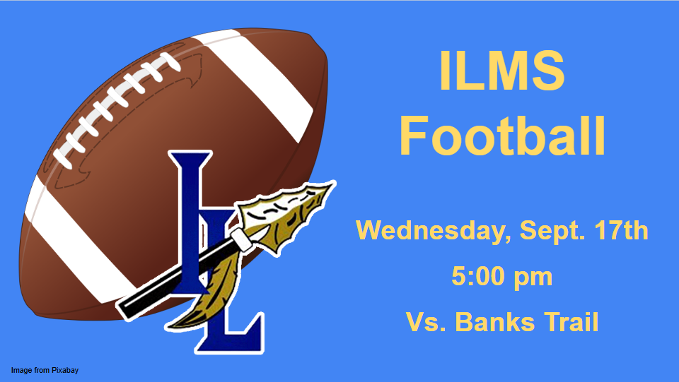Picture of a football and IL logo