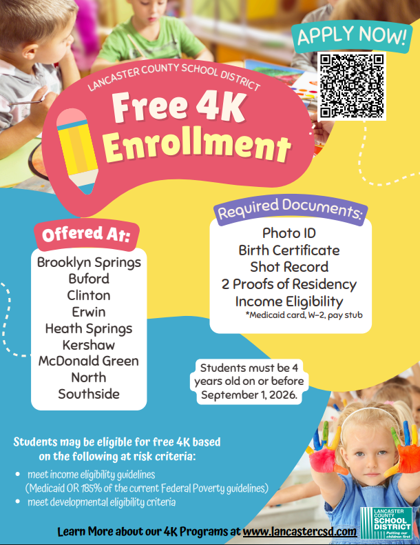 4k enrollment letter