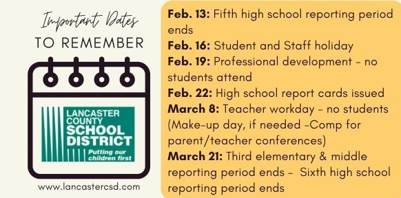 Important Dates