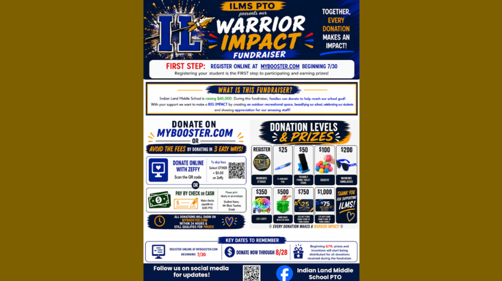 warrior impact fundraiser flyer