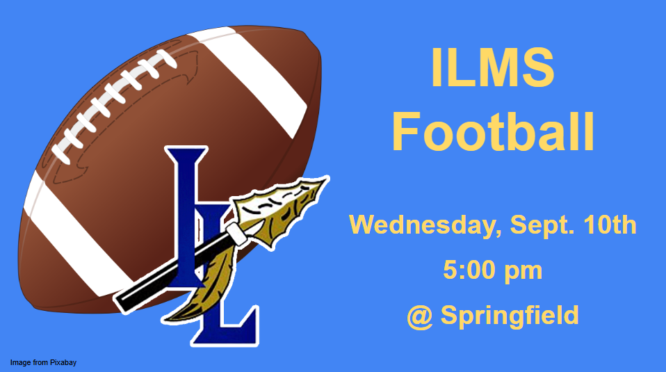 Picture of a football and IL logo
