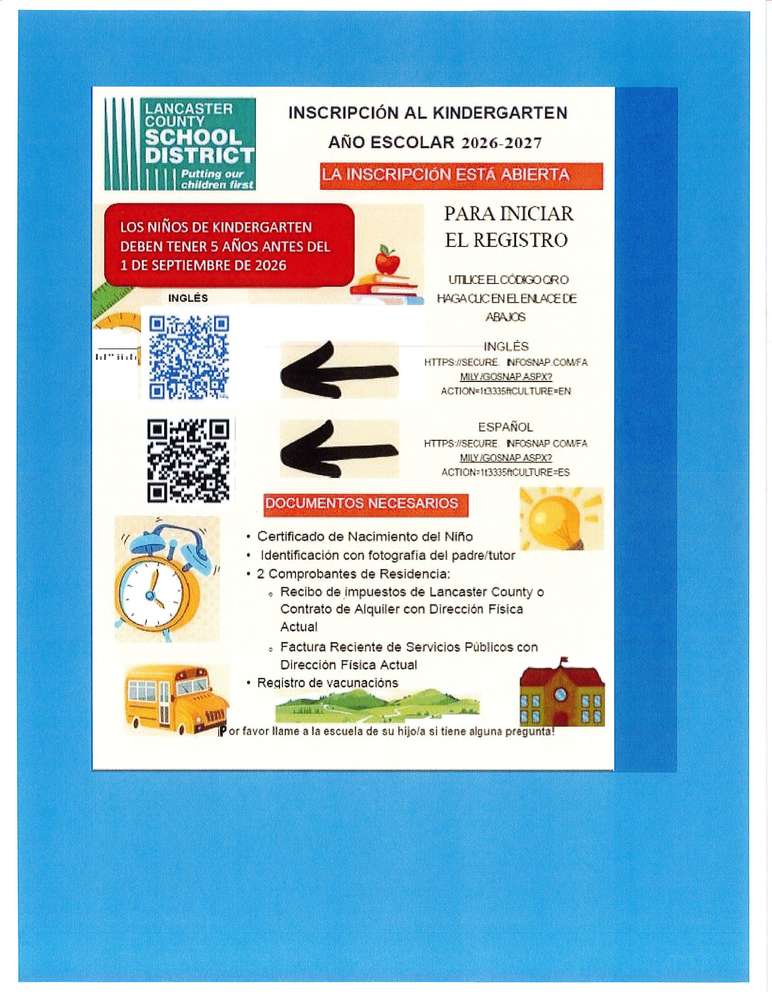 Kindergarten Registration