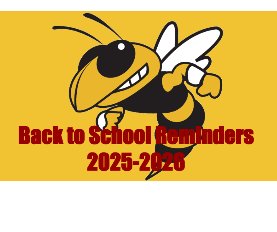 Back to School Reminders 2025-26