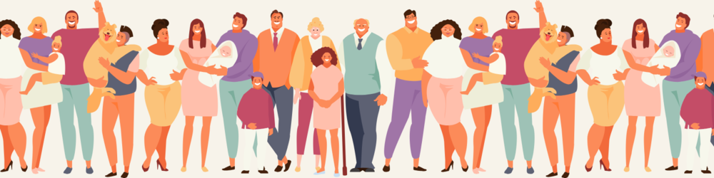 Community of diverse people