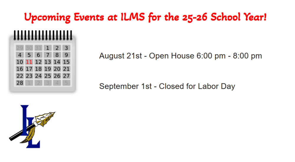 image of a calendar and an IL logo