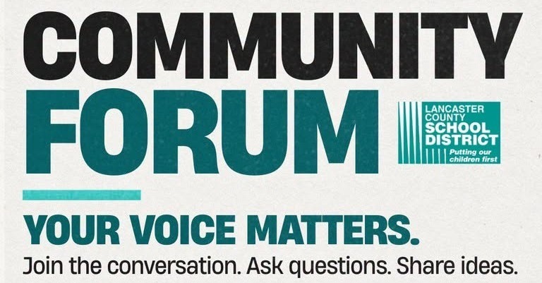 Community Forum, Your Voice Matters graphic
