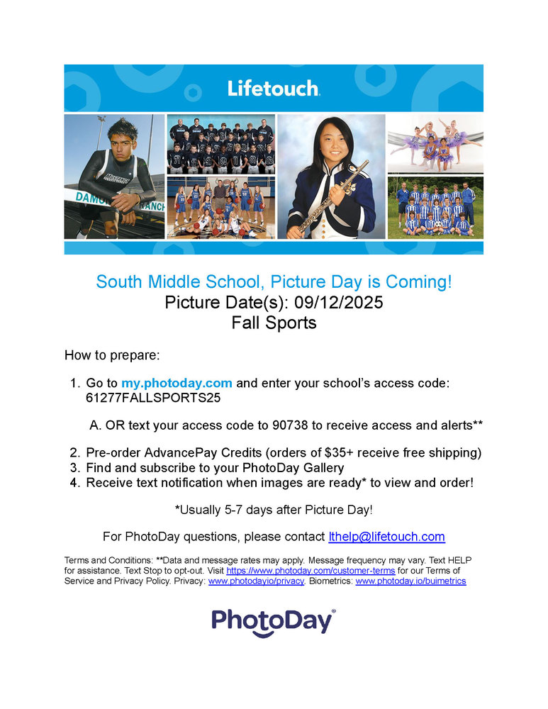 Fall Sports Pictures Flyer