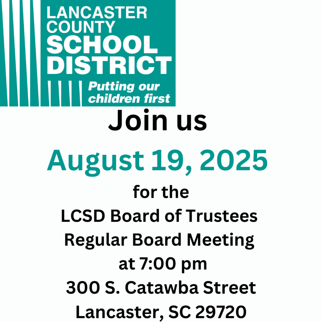 Upcoming Lancaster County School Board of Trustees Meeting