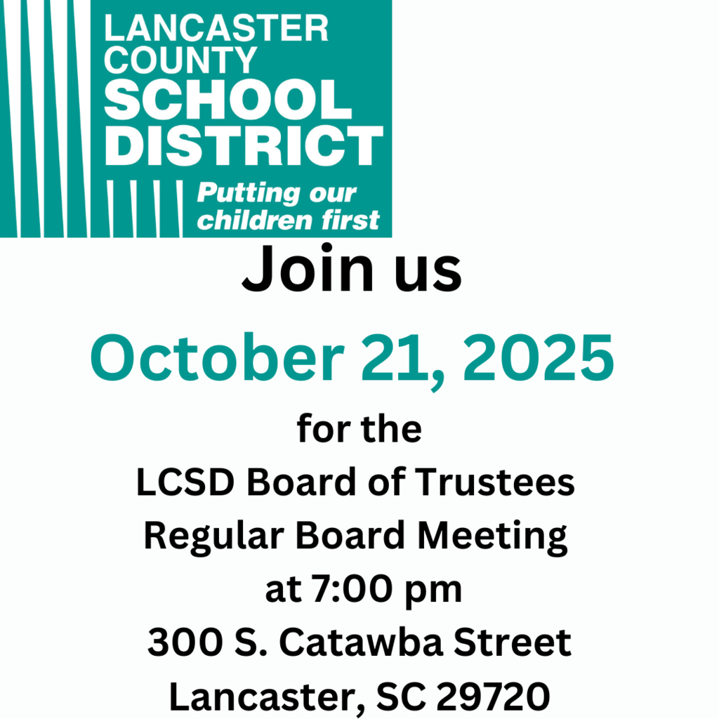 Upcoming Lancaster County School Board of Trustees Meeting