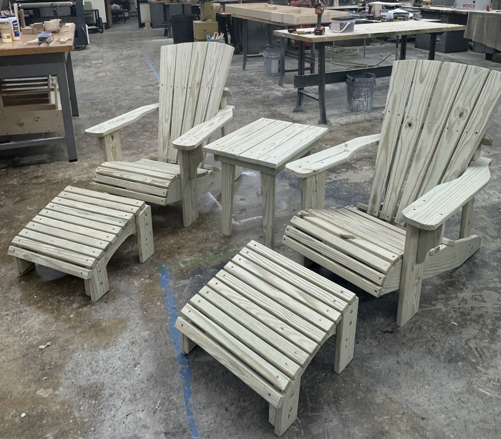 LCSDCC Carpentry Adirondack Chairs