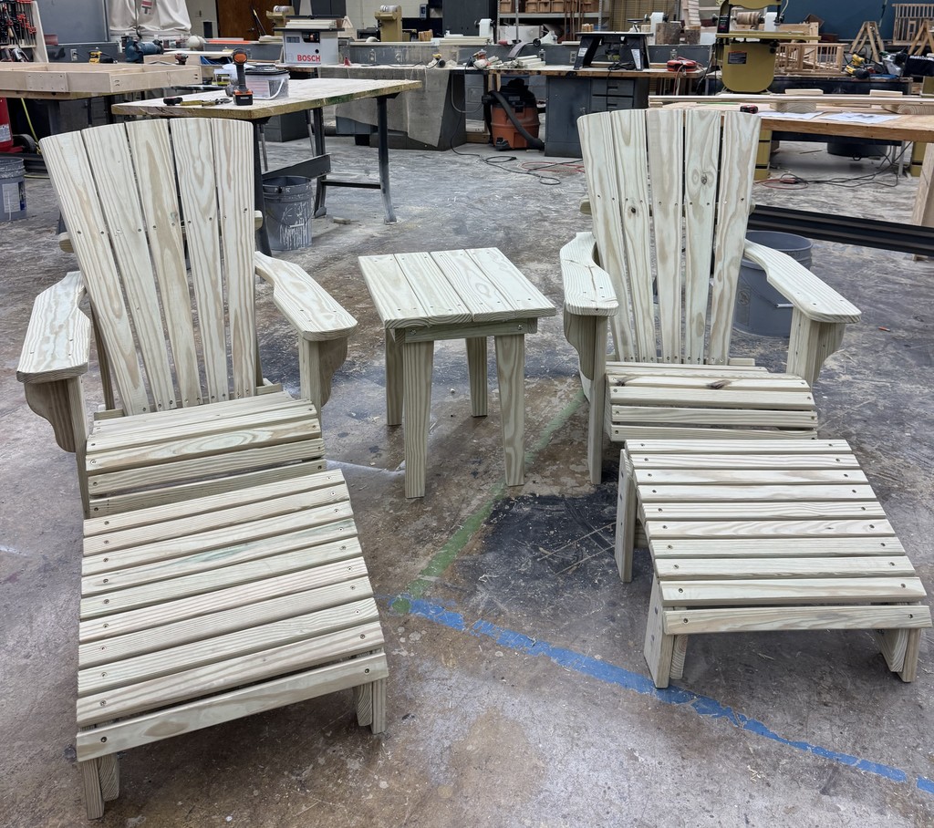LCSDCC Carpentry Adirondack Chairs