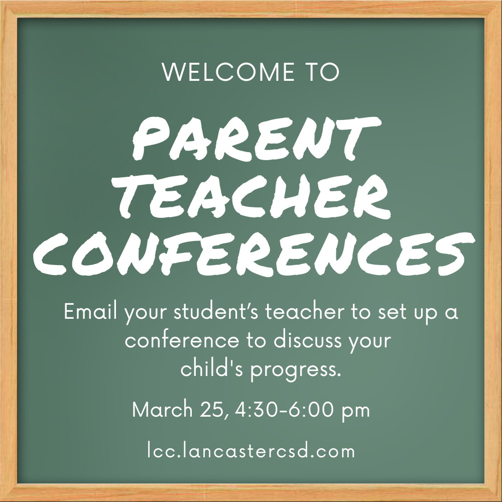 LCSDCC Parent Teacher Conference Flyer