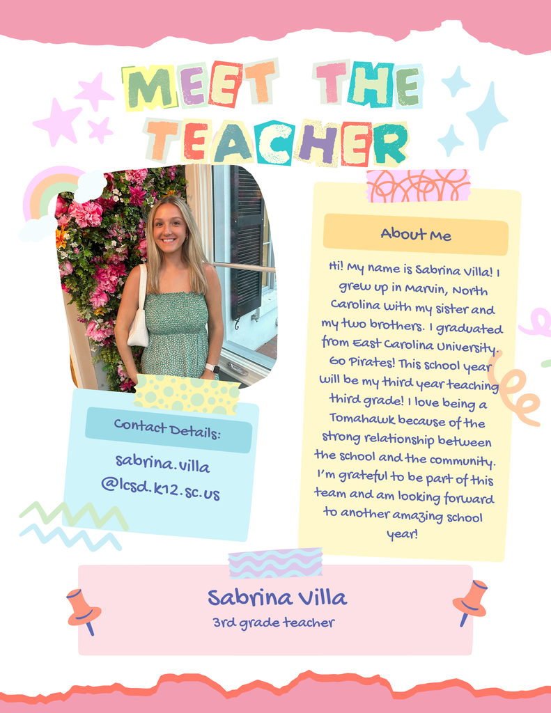 Meet the Tomahawks! 3rd grade
