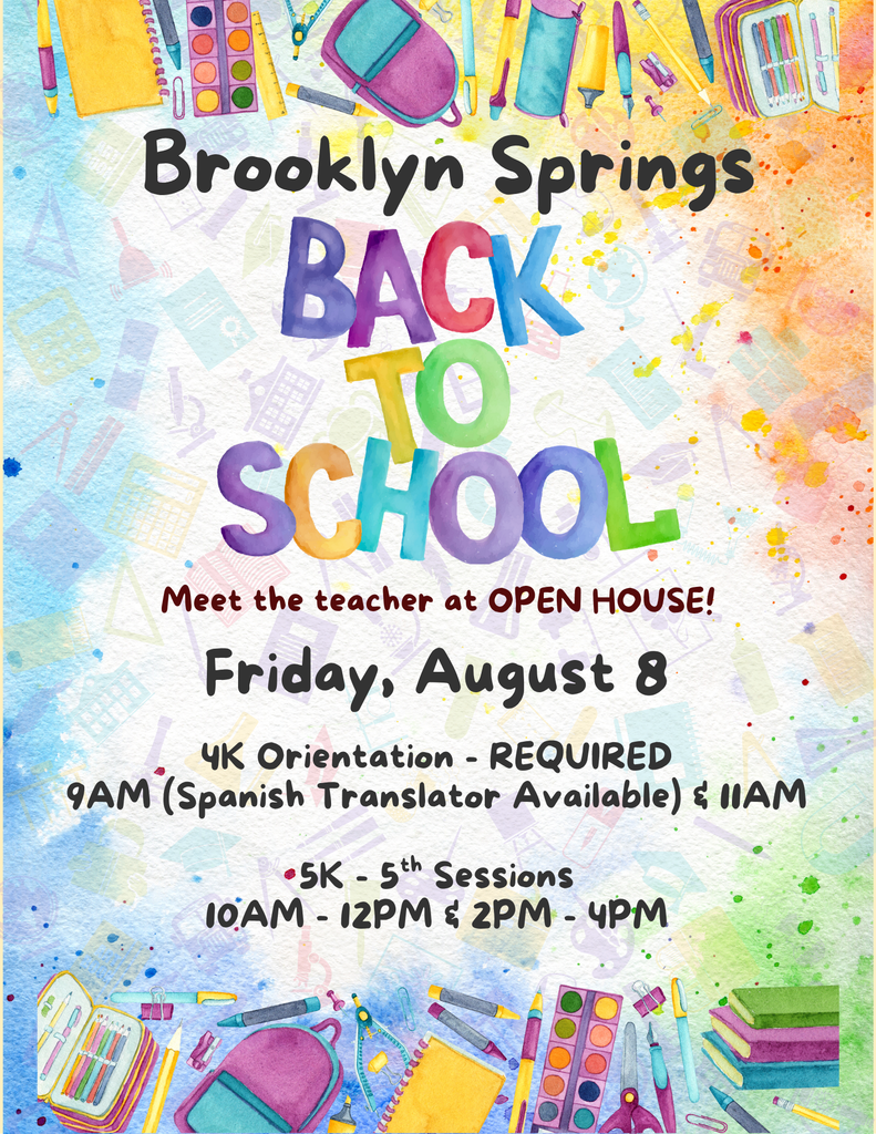 Open House Flyer in English