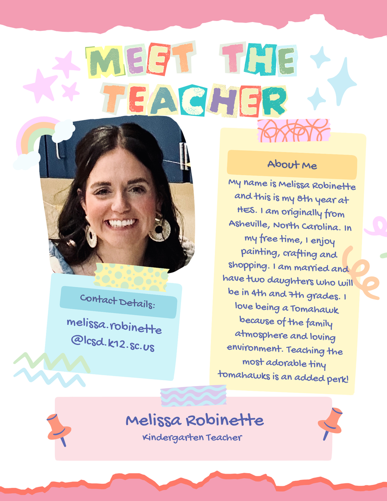 meet the teacher - Kindergarten