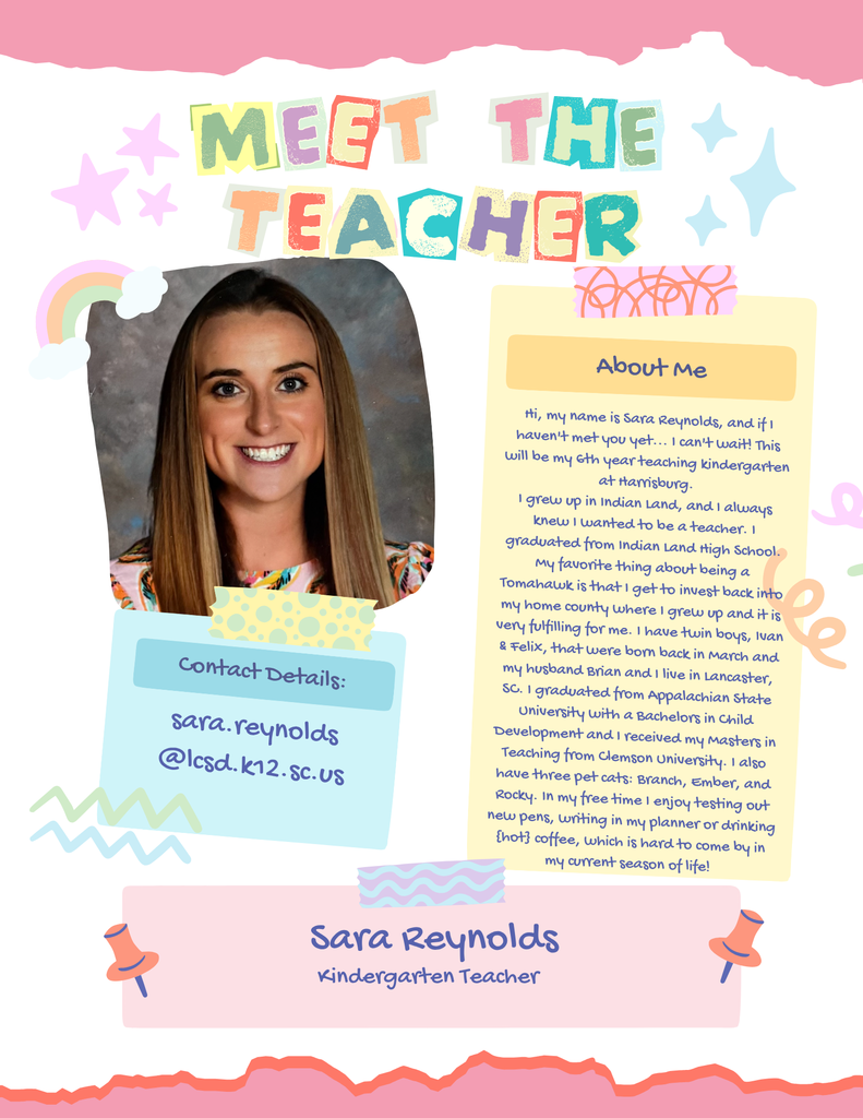 meet the teacher - Kindergarten