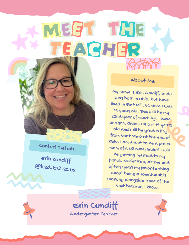 meet the teacher - Kindergarten