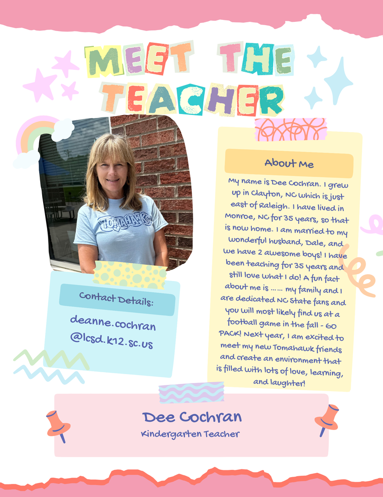 meet the teacher - Kindergarten