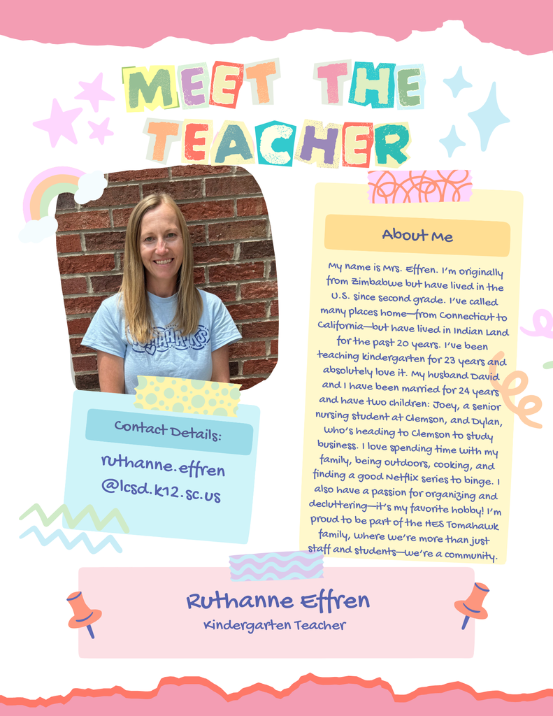 meet the teacher - Kindergarten