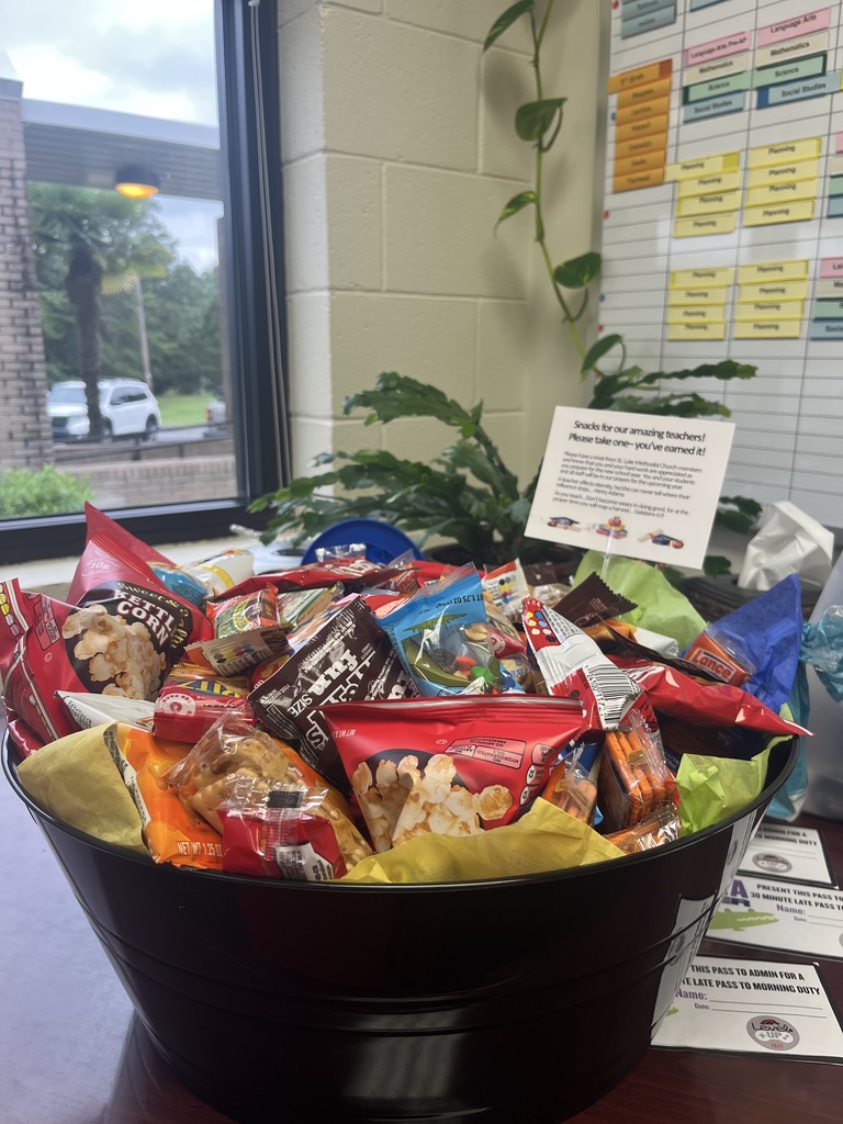 Snacks given to SMS from St Lukes Methodist