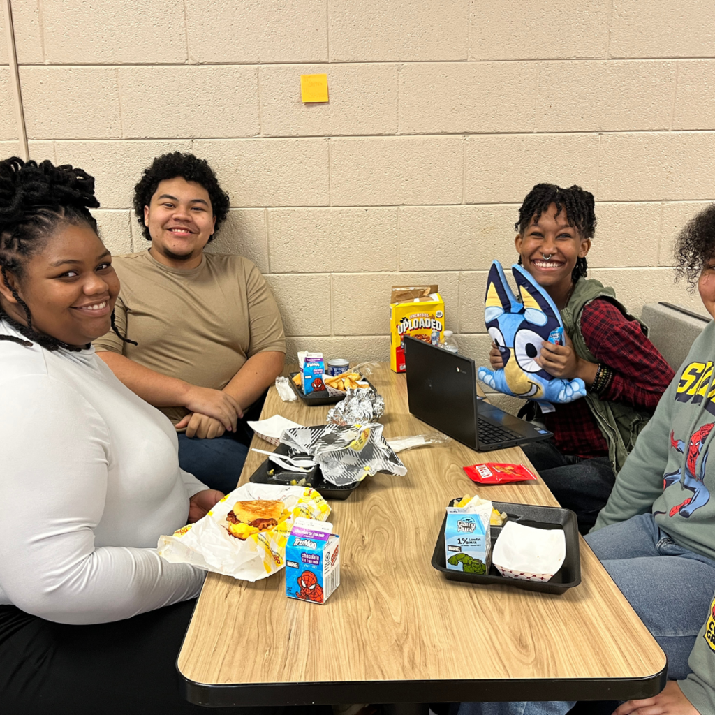 Students at lunch