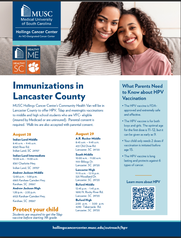 Immunizations in Lancaster County