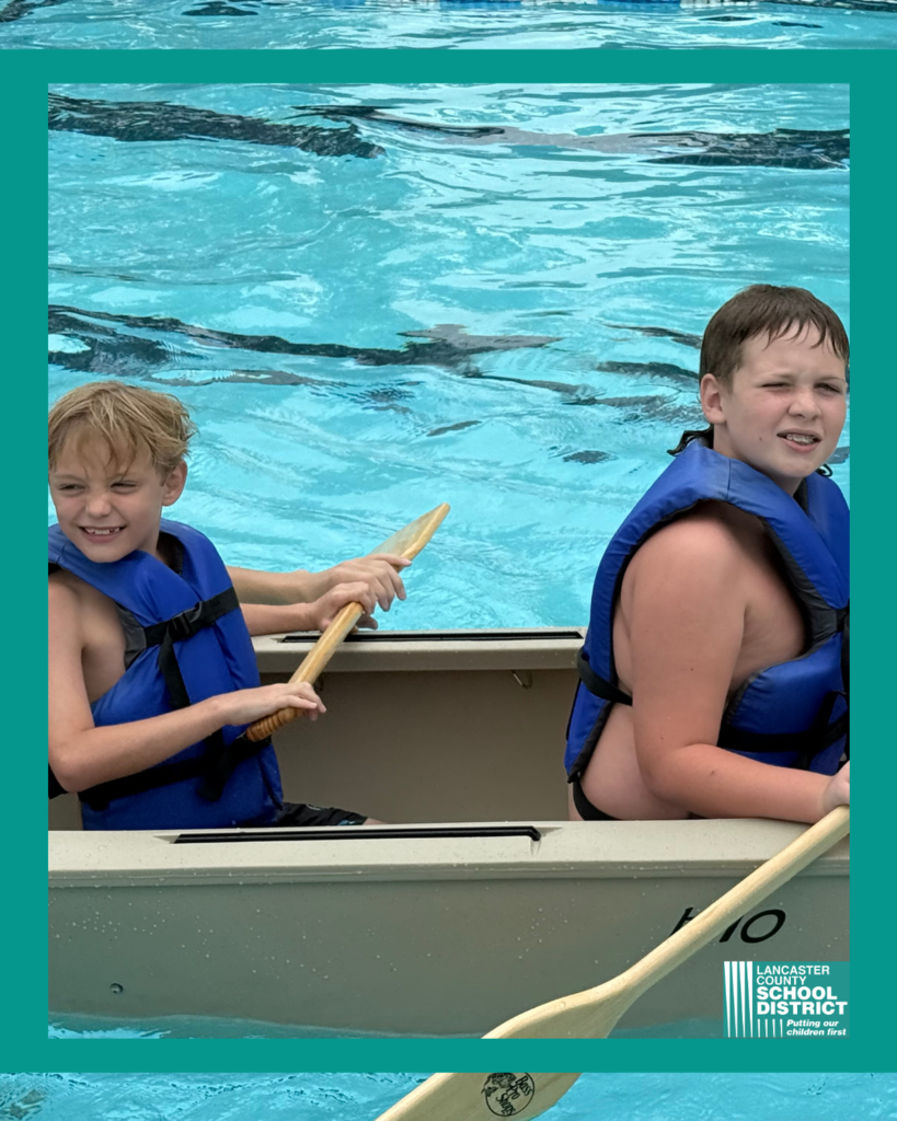 Kershaw students learning how to swim