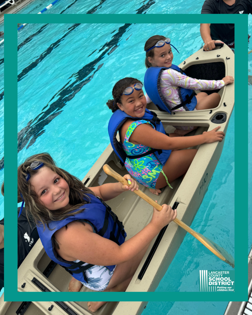 Kershaw students learning how to swim