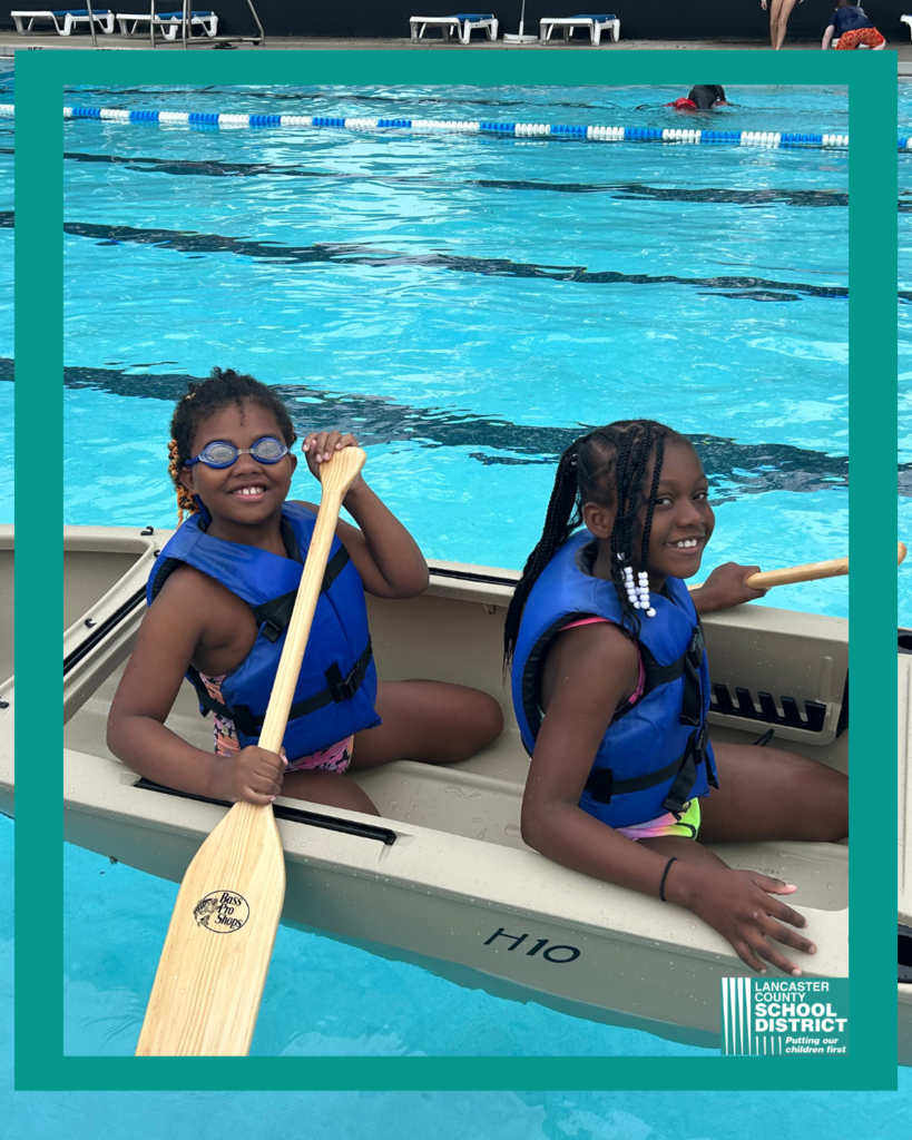 Kershaw students learning how to swim
