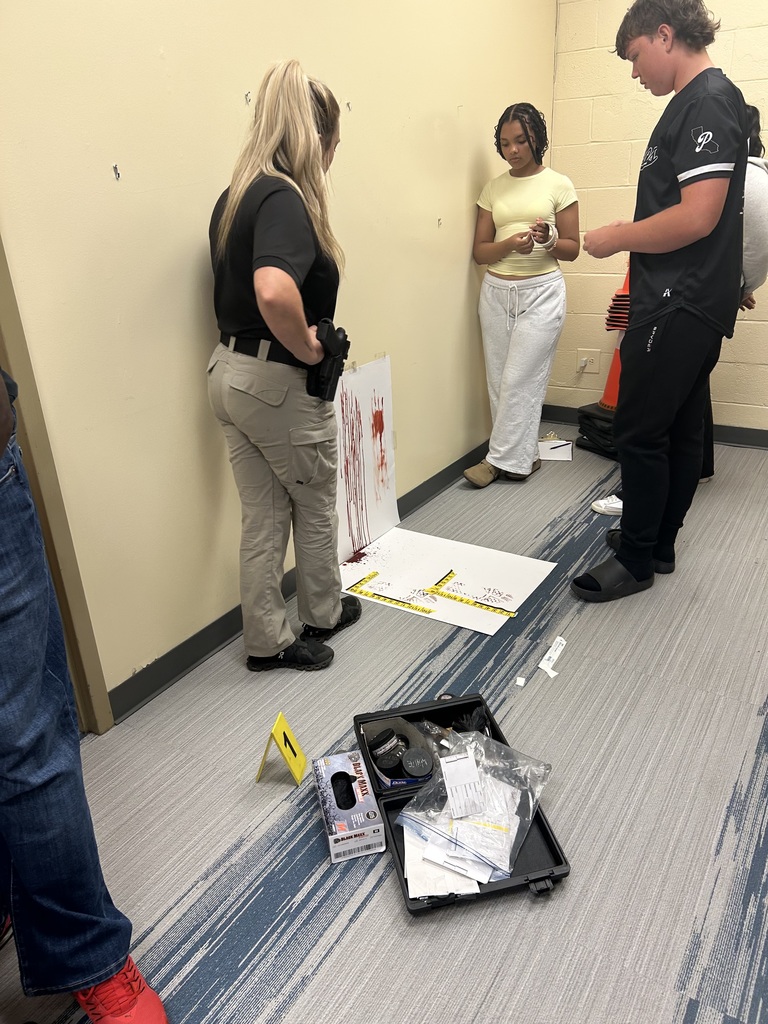 LCSDCC Law Enforcement Students Crime Scene Investigation