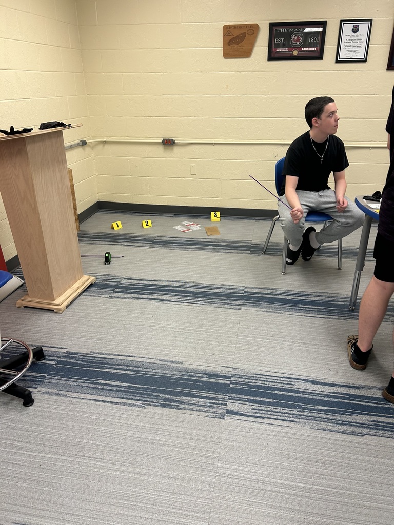 LCSDCC Law Enforcement Students Crime Scene Investigation