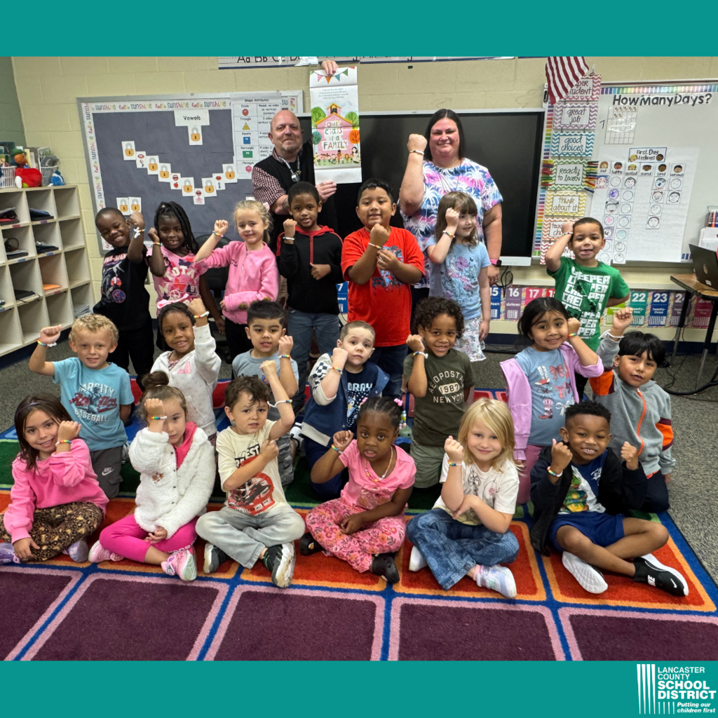 Erwin  Elementary  kindergarten students
