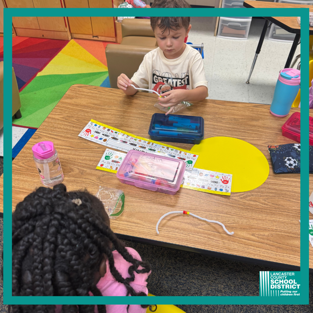 Erwin  Elementary  kindergarten students