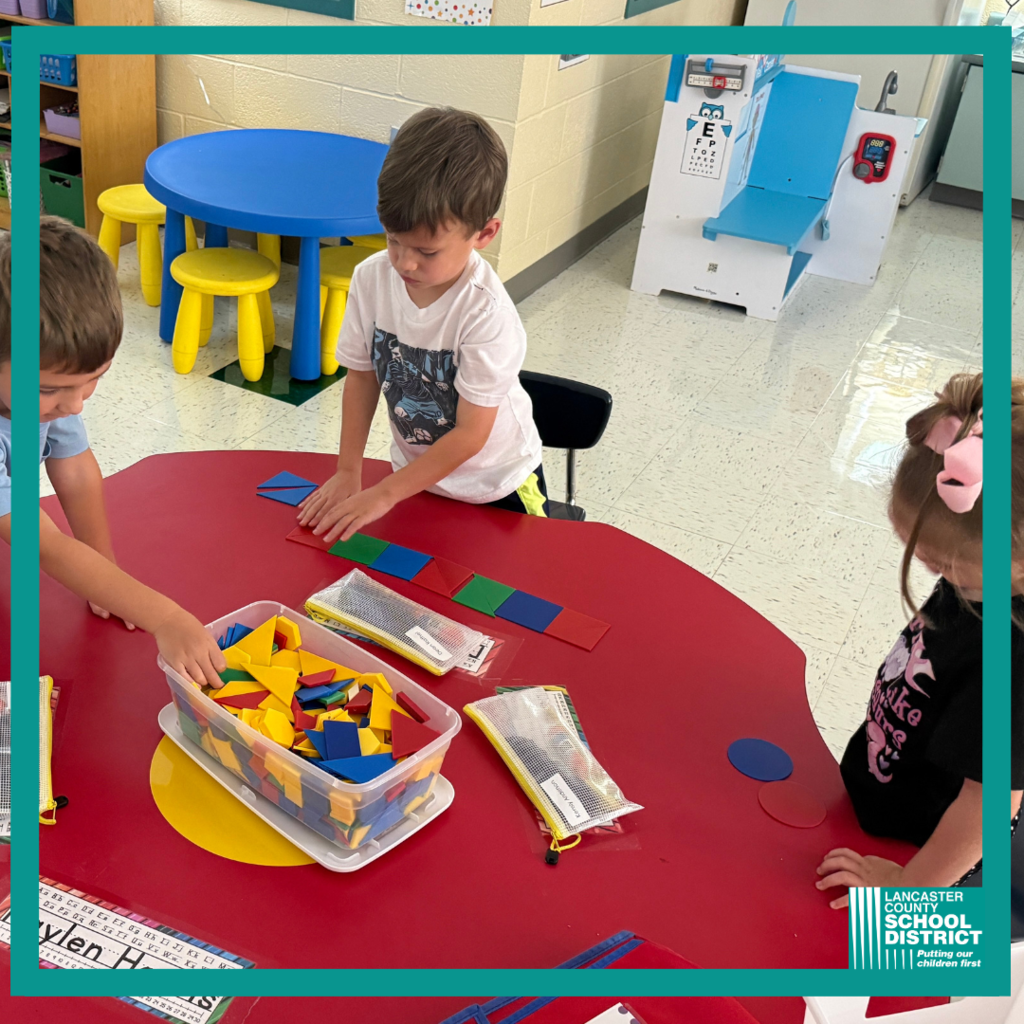 McDonald Green Elementary School kindergarten students.