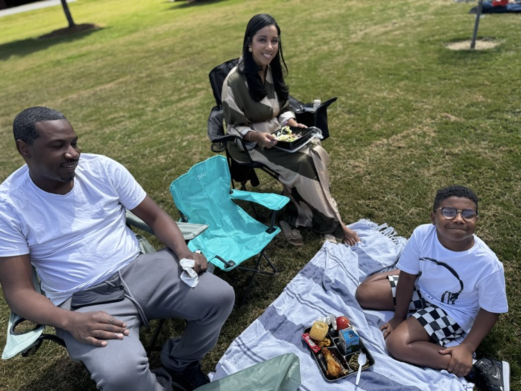 picnic on the patio