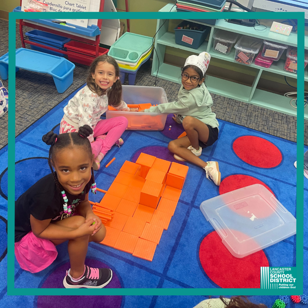 Harrisburg Elementary School 1st grade students