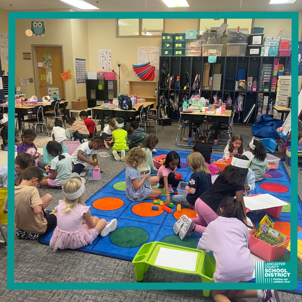 Harrisburg Elementary School 1st grade students