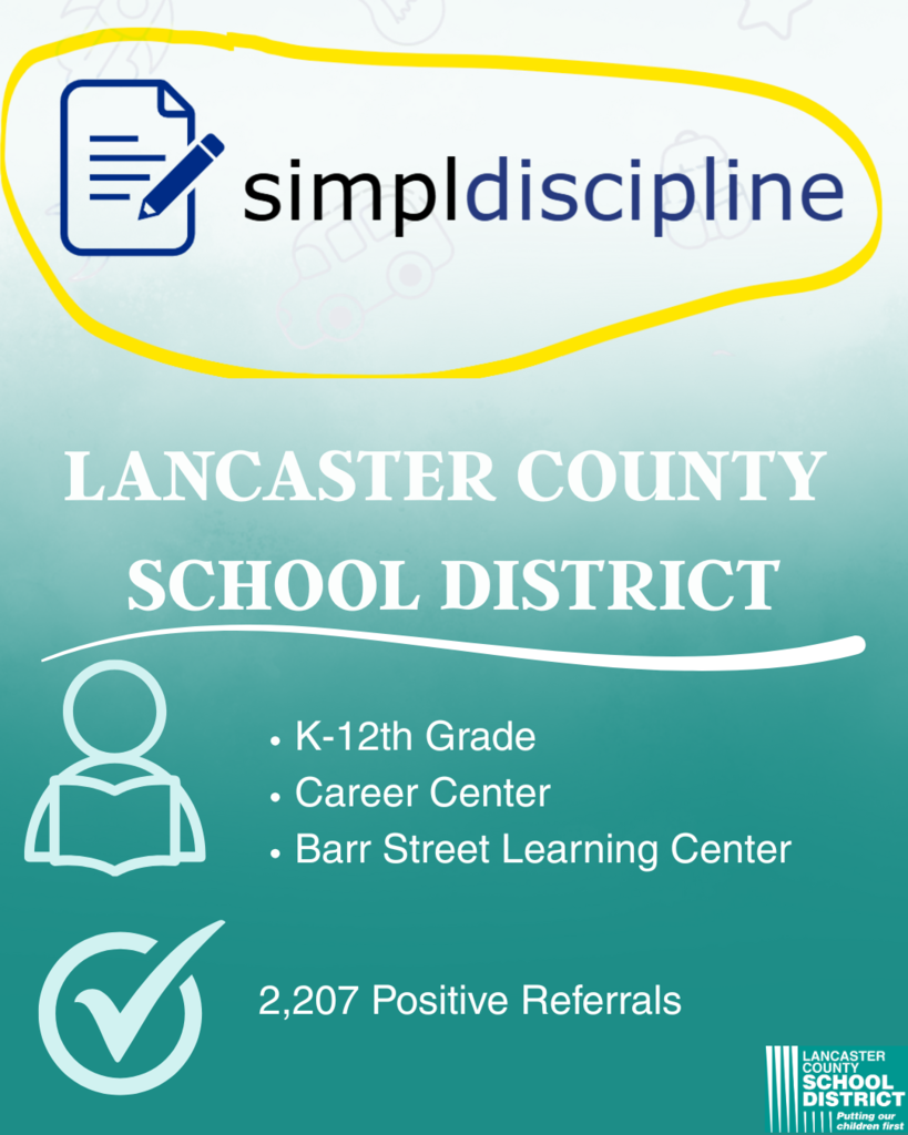 LCSD Simpldiscipline: K-12th Grade, Career Center, Barr Street Learning Center, 20207 positive  referrals.