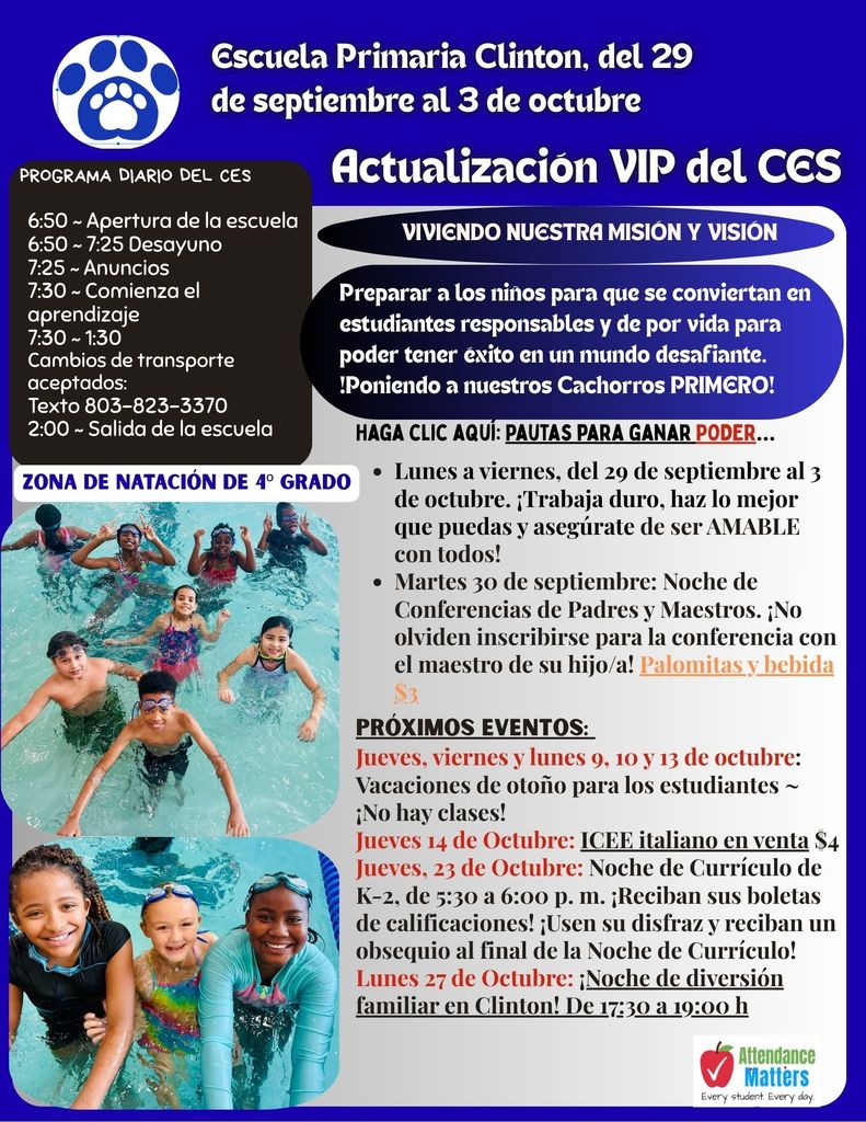 Spanish_Parent & Family Update Sept. 29-Oct. 3