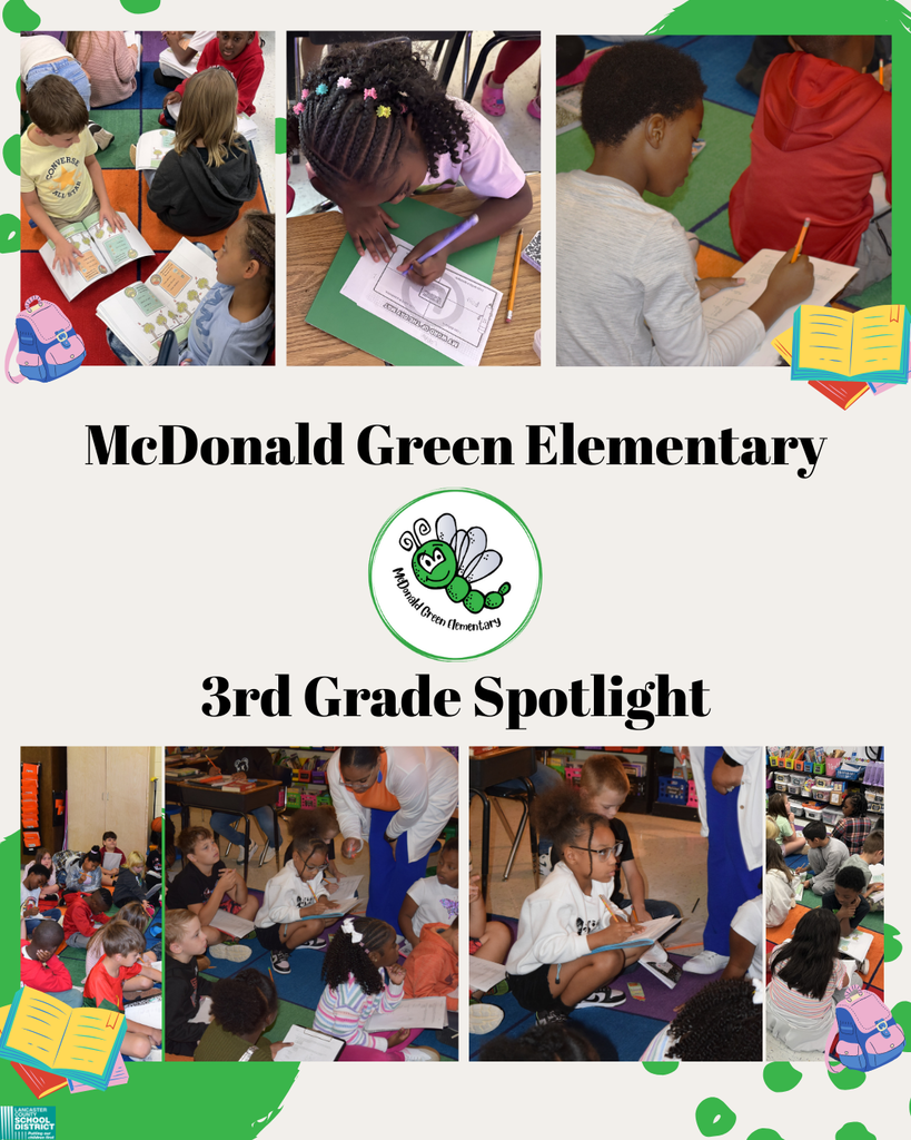 McDonald Green Elementary School 3rd Grade Students