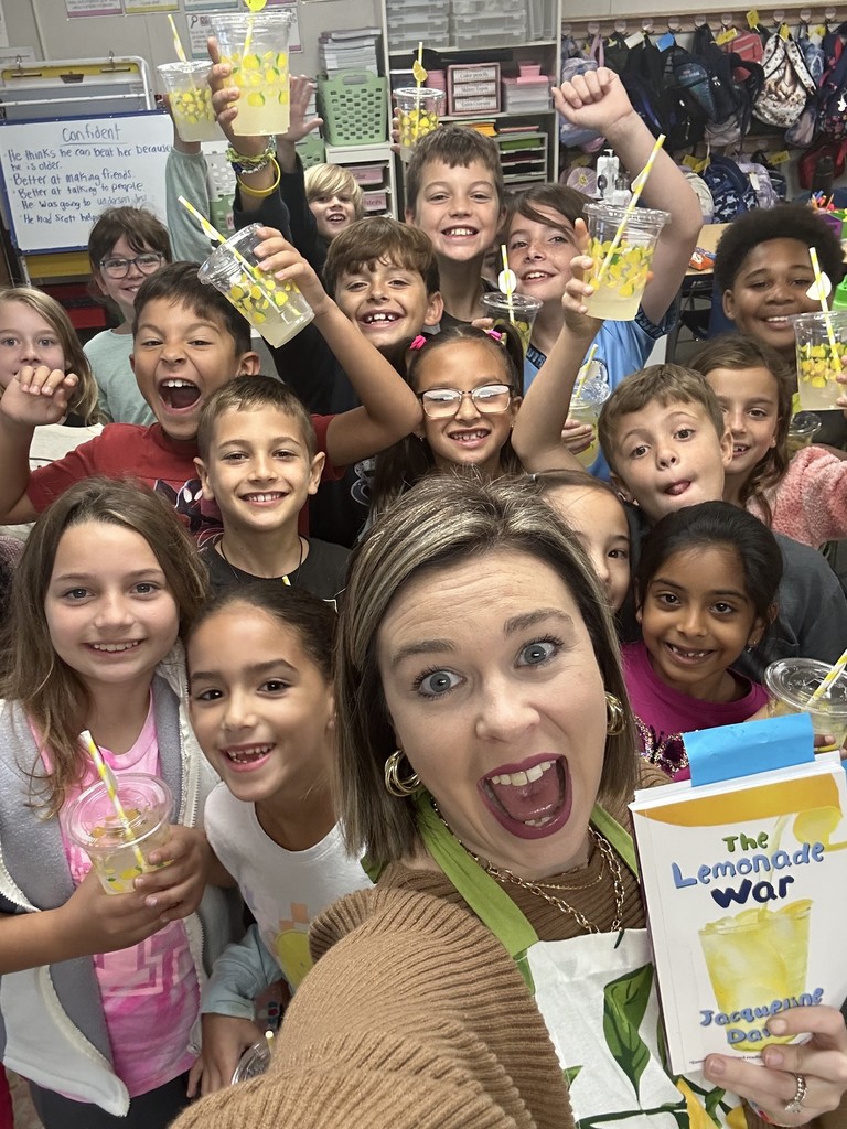 lemonade party in Mrs. Jenkins class