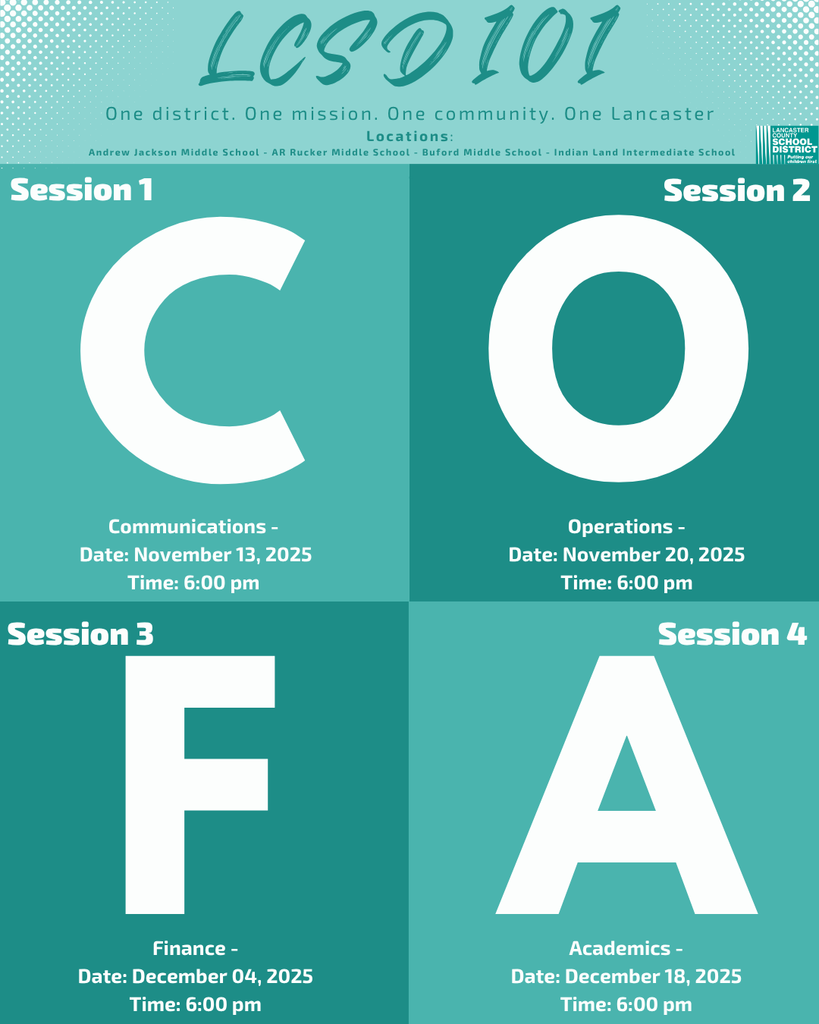 LCSD 101  Sessions