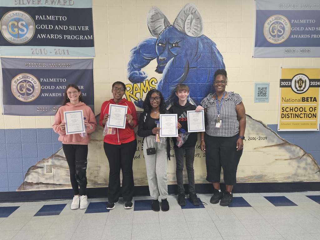 8th Grade Student of the Month