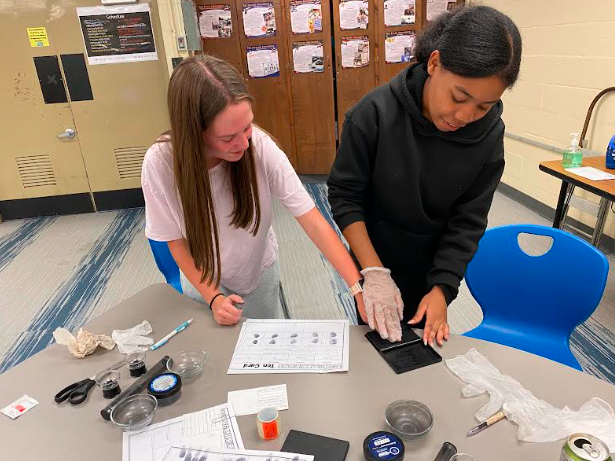 LCSDCC Law Enforcement Students Crime Scene Investigation