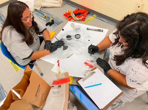 LCSDCC Law Enforcement Students Crime Scene Investigation