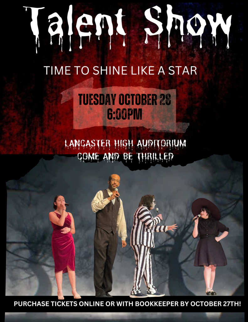 LHS Talent Show October 28th 6 PM