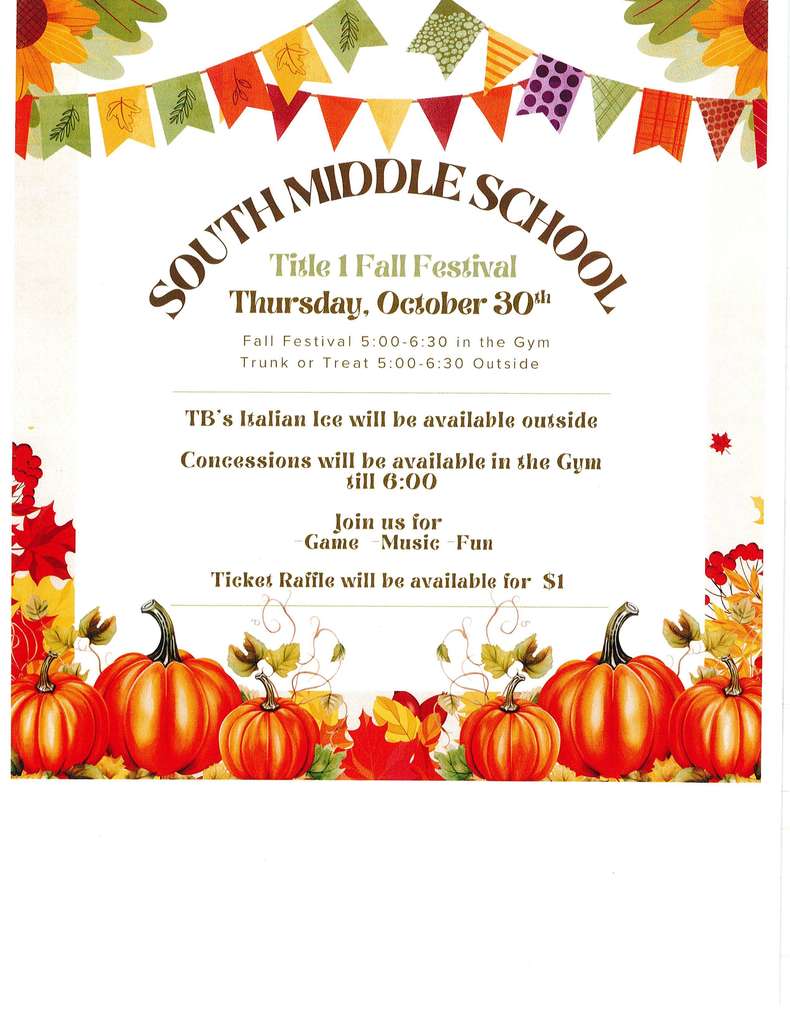 Flyer for fall Festival Eng