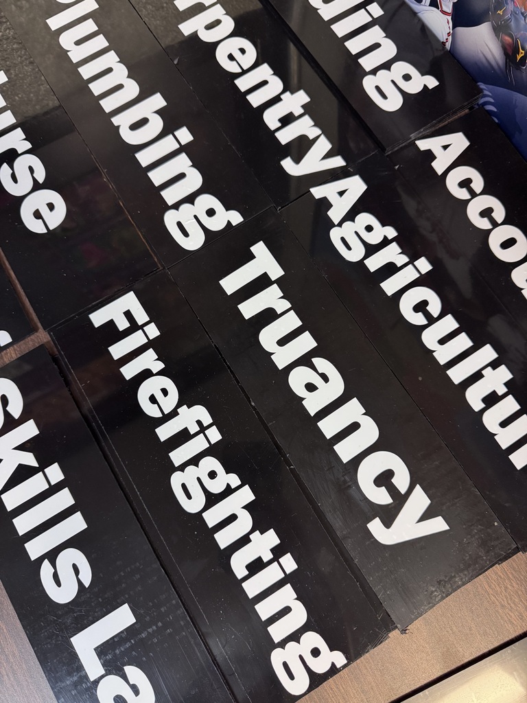 LCSDCC Advertising Class Sign Project